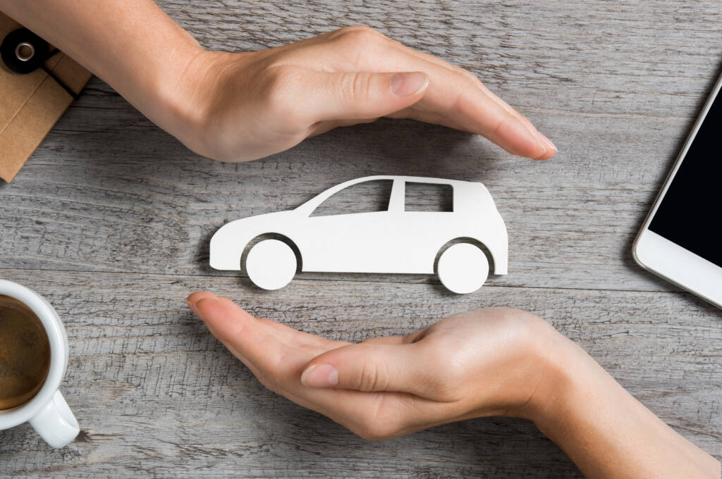 EV car insurance concept